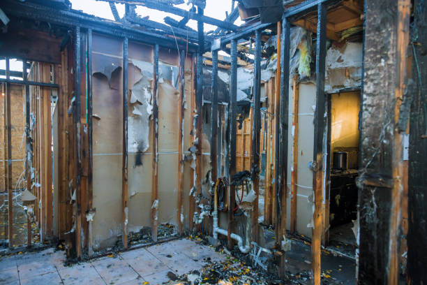 Professional Fire Damage Removal technician working in Clifton Knolls-Mill Creek, NY